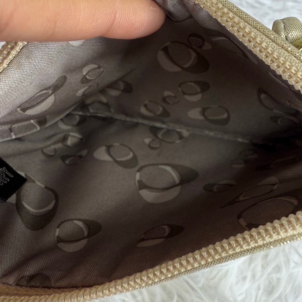 COACH Gold Poppy Wristlet - Picture 7 of 9